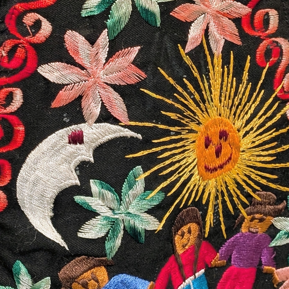 NWOT Beckwoman S Handmade Embroidered 100% Cotton Vest - Picture 2 of 5